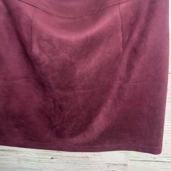 LOFT Red A-Line Mini Skirt Casual size 8 - Picture 5 of 6